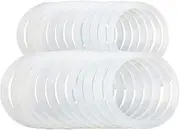 Silicone Gaskets for Lids - Seals for Jars, Silicone Replacement Gasket | Airtight Silicone Replacement Seal Jars, Matching Silicone Seal Gaskets, for Thermal Cup Vacuum Bottles Bullet-Fl