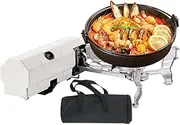 Camping Stove - Foldable Portable Camping Stove Burner | Outdoor Meal Prep Tool, Compact Camping Stove, Hiking Stove Portable, Dish Making Cooktop for Backyard Backpacking Boyfriend Friends