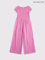 Abercrombie & Fitch Tie Front Linen Jumpsuit (F73933) | $113 - $118