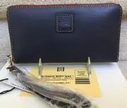 Dooney & Bourke Florentine Large Zip Around Wristlet in SLATE