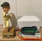 BOBBY THOMSON HR SOUND BOBBLEHEAD & REPLICA NY POLO GROUNDS SF GIANTS SGA NIB