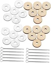 Kisangel 1 Doll DIY Joint Movable Connectors Disks for Dolls Safe Material Easy Installation for Versatile Handmade Projects Kit