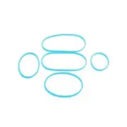 Go Green Lunch Box Replacement Seals (5pk) - Blue