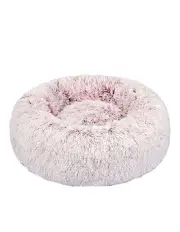 [PaWz] Soft Plush Donut Nest Pet Bed XXL in Pink