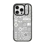 iPhone 16 Pro Impact Ring Stand Case MagSafe Compatible FRAME GRAY