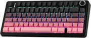 EPOMAKER x Aula F75 Gasket Mechanical Keyboard, 75% Wireless Hot Swappable Gaming Keyboard with Five-Layer Padding&Knob, Bluetooth/2.4GHz/USB-C, RGB (Black Pink Gradient)