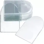 100Pcs Single Coin Flip, 2Inch Individual Clear Plastic Sleeves Holders3170