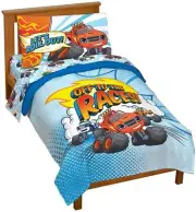 Jay Franco Blaze and The Monster Machines Off to The Races 4 Piece Toddler Si...