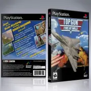 PS1 Case - NO GAME - Top Gun - Fire At Will!