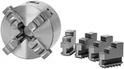 Four jaw chuck individually clamping - diameter 80 mm