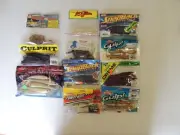11 packs fishing worms Culprit Berkley Gulp Creme Bass Magic Powerbait NEW