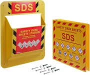 Yellow Safety Inc, MSDS SDS Binder and Wall Station - Updated 2023 Requirements