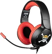 Konix One Piece Gaming Headset for PS4, PS5, Switch, Xbox - Microphone - 1.5m Cable - 3.5mm Jack - Luffy Motif