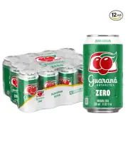 Guaraná Antarctica Zero The Brazilian Original Guaraná Soda Zero Sugar 11.83 fl