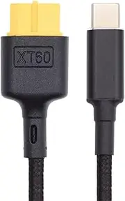 xiwai USB Type-C to XT60 Adapter Cable Fast Charging, USB-C Charger Cord SC100 Protocol XT60 for RC Lipo Battery Quadcopter Multicopter Aeromodelling,1.64ft