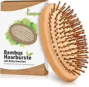 Hair Brush with Natural Pins, Wooden Hair Brush, Wooden Massage Comb, Brush Comb, Scalp Brush, Compact