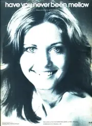 OLIVIA NEWTON-JOHN HAVE YOU NEVER BEEN MELLOW SHEET MUSIC-PIANO/V/GUITAR-1975