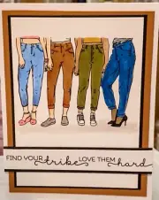 handmade Card Kit Stampin' Up! Find Your Tribe Girls