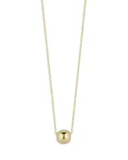 Alberto Amati 14K Yellow Gold Small Polished Ball Pendant Necklace, 16
