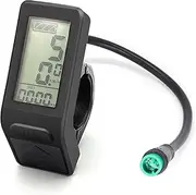 Ebike LCD Display Mini Meter Control Panel KT-LCD4 Cycling Display Tachometer Bord Computer Compatible 24V 36V 48V 52V KT Controller Electric Bicycle Pedelec Conversion Kit Waterproof 5-Pin Connector