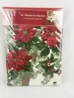 St. Nicholas Square Poinsettia Pines Tablecloth Rectangular 60" X 118" NWT