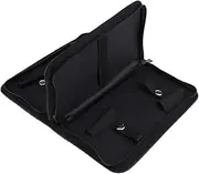 Leather Hair Scissors Shear Case Hairdressing Tool Pouch Bag Stone Pattern