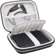 Lacdo Hard Drive Case for Seagate, PS4, Xbox, 1TB-5TB, USB 3.0, Black