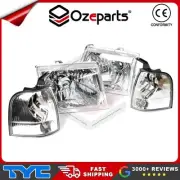 Pair LH+RH Head Light Corner Lamp (Set 4 Pcs) For Ford Courier PG PH Ute 02~06