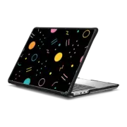 MacBook Pro 14-inch (M1 - M4) Impact Case Colorful Shapes (Black)