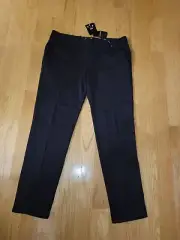 Authentic Emporio Armani Men's Modal Drawstring Waist Pants Black Size XL