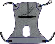 Full Body Mesh Commode Patient Lift Sling, Size Medium, 270kg Weight Capacity