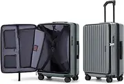 [ROAMING] carry-on luggage, Livid green, Carry On 20-Inch, Expandable Hardside Carry-on Suitcases Spinner Wheels Free Luggage Tags & Cover Suit Case Protect