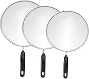 CONGARTENO Splatter Guard Lid for Frying Pan 3pcs Fine Mesh Pot Cover Grease Splatter Guard Cooking Pan