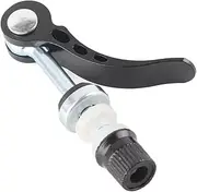 Cycling Bike QR Quick Release Seatpost Clamp Skewer Aluminum Alloy Black M6 X 60mm