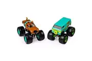 Monster Jam, Official Scooby Doo Vs. Mysterty Machine Die-Cast Monster Trucks, 1: 64 Scale, 2 Pack