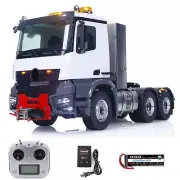 1/14 LESU 6x6 Metal Chassis RTR RC Tractor Truck w/ Light Sound Radio Battery