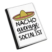 Nacho Average Socialist Passport Holder Cover Case Funny Best Awesome Socialism