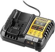 DCB1104 System Quick Charger (4 A Charging Current, Charges All DEWALT XR Sliding Batteries from 10.8 to 18 Volt and XR Flexvolt Batteries, with LED Display, Suitable for Wall Mounting)