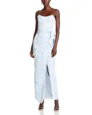 V. Chapman June Corset Wrap Tie Dress