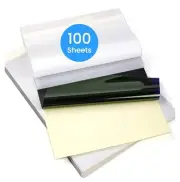 100PCS Tattoo Transfer Paper Stencil Carbon Thermal Tracing Hectograph Sheets