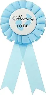 [uxcell] Mom to Be Tinplate Badge Pin, Gender Reveal Button Pins New Dad Mom Gifts for Party Celebration Decorations, Blue