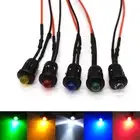 5mm LED Prewired 20cm with Holder 3V 6V 12V 24V 36V 48V 110V 220V Emitting Diode