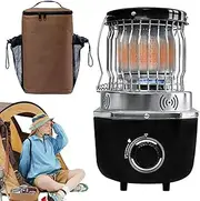 Electric Stove Heater - Multifunctional Winter Camping Tent Heater | Adjustable Outdoor Heater Stove for Camping, Freestanding Hand Warmer for Travelling, Picnic, Hiking, 12.6x7.87x5.7in