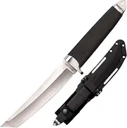 Cold Steel Master Tanto 6" VG-10 San Mai Razor-Sharp Blade 5.5" Kray-Ex Handle Military Tactical Fixed Blade Knife w/Secure-Ex Sheath