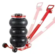 Mudiro Air Jack 3 Ton 6600 lbs / 5 Ton 11000 lbs Air Bag Jack with Six Steel Pipes 15.75 inch/400 mm / 18.5 inch/470 mm