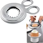 Egg Cutter Stainless Steel Boiled Egg Topper Egg Opener Kitchen Gadget Egg S._ci