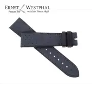ZENITH watch strap rubber and leather 22/18 mm black