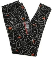 NOBO Halloween Women’s juniors size S (3-5) Spider Web Ankle Leggings New