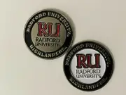 RADFORD UNIVERSITY HIGHLANDERS 1" Diameter GOLF BALL MARKER New