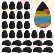 Molain 20 Pcs Face Paint Sponges for Face Painting Adults Kids Black Sponges Art Work Makeup and Body Paint Halloween Christmas Festival
